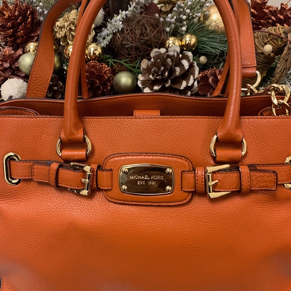 Orange Micheal Kors Hand Bag - Picture 1 of 5